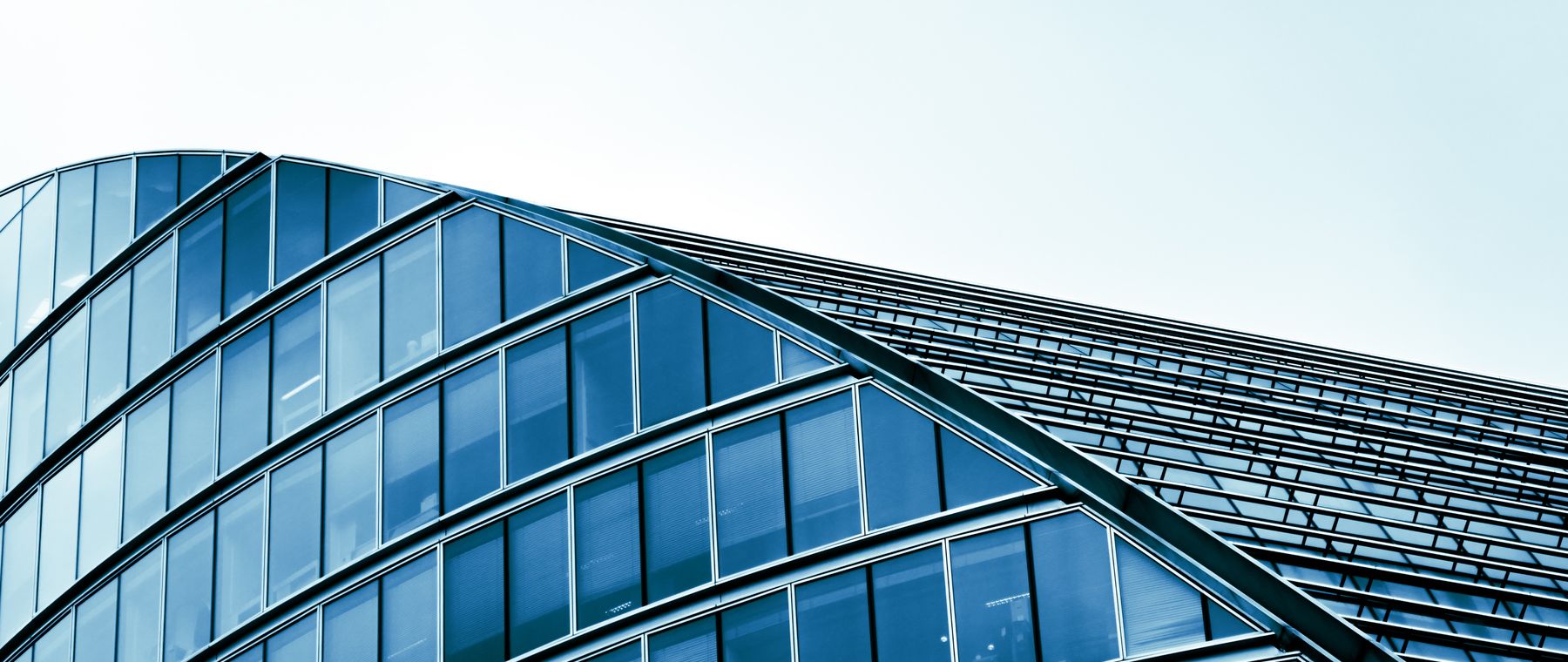 A modern glass office building